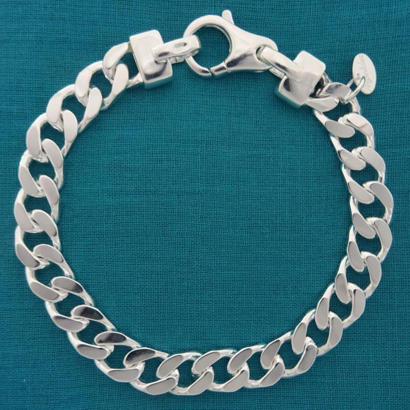 925 Plain Italian Silver Bracelets For Men, 24 Gram, Size: 7.5 Inch at Rs  2280/piece in Jaipur