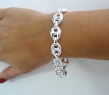 Bracciale in argento 925 massiccio.