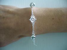 Bracciale argento mare