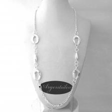 Sterling silver necklace 70 cm made in italy