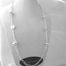 925 silver necklace figaro fantasy chain