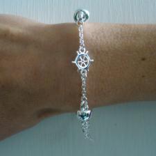 Bracciale argento mare