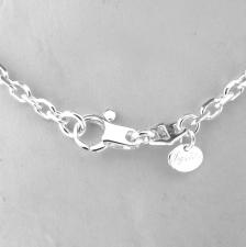 Sterling silver necklace 70 cm made in italy