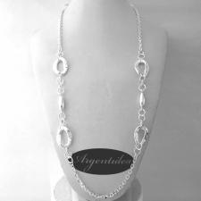 Sterling silver necklace 70 cm made in italy