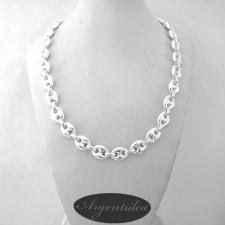 Collana uomo maglia marina argento 925 massiccio