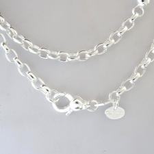 Silver necklace 1 meter long