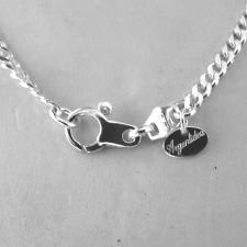 Sterling silver necklace 80 cm made in italy