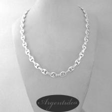 Collana uomo marina 8mm in argento 925 massiccio