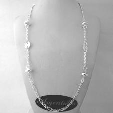 925 silver necklace figaro fantasy chain